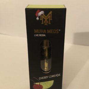 Muha Meds Cherry Limeade Cartridge THC Live Resin Vape 1G