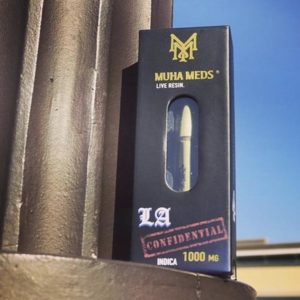 Muha Meds LA Confidential Cartridge THC Live Resin Vape 1G