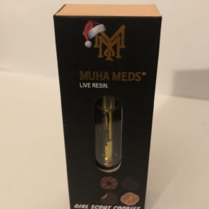Muha Meds Girl Scout Cookies Cartridge THC Live Resin Vape 1G