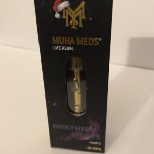 Muha Meds Northern Lights Cartridge THC Live Resin Vape 1G