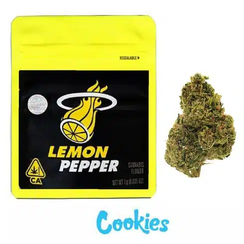 Lemon Pepper Berner Cookies