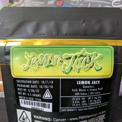 Lemon Jack (Hybrid) – Jungle Boys Weed Strains 7G Buds