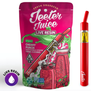 Cherry Punch Jeeter Disposable Live Resin Straw: 500 mg | Hybrid | 73.37% THC