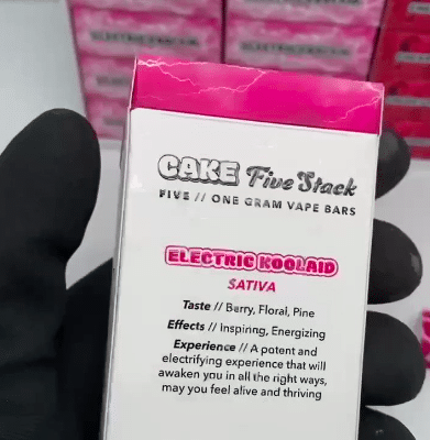 Electric Koolaid (Sativa) – Cake Disposable Vape 1G