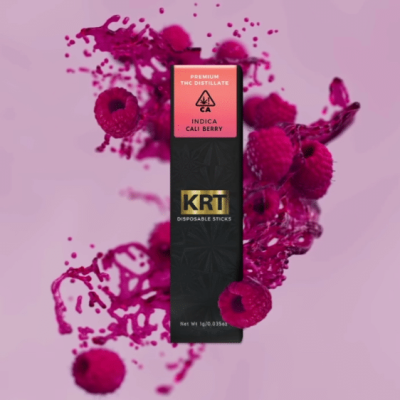 Cali Berry (INDICA) | KRT Disposable THC Distillate Stick 1G