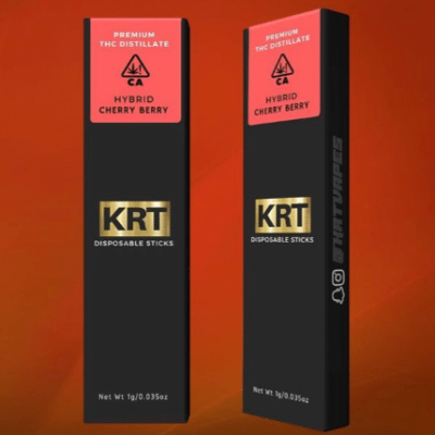 Cherry Berry (HYBRID) | KRT Disposable THC Distillate Stick 1G