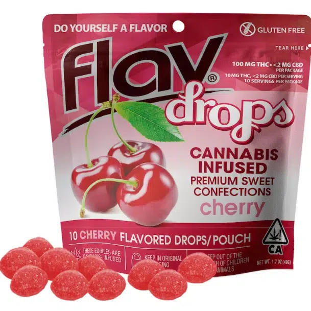 Cherry Drop Flav Edibles