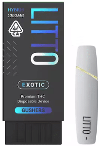 Gushers Litto Disposable THC Vape Bar – 1G HYBRID