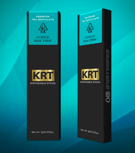 Blue $trip (HYBRID)- KRT Disposable THC Distillate Stick 1G