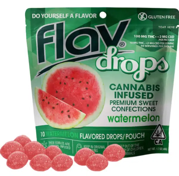 Watermelon Drop Flav Edibles