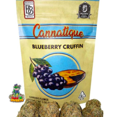 Blueberry Cruffin (INDICA) | Backpack boyz Weed | 3.5G Cannabis