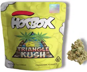 Triangle Kush (indica) | HotBox Weed (3.5g | 1/8th) Indoor Flower