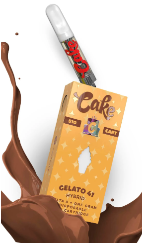 Gelato 41 Cake DELTA 8 Disposable 510 Cartridge